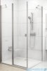 Ravak Chrome Prysznicowa ścianka stała CPS-80 satyna+transparent 9QV40U00Z1